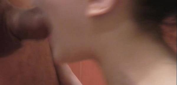  Sweet deepthroat with saliva from a young mom CalientePWNZ